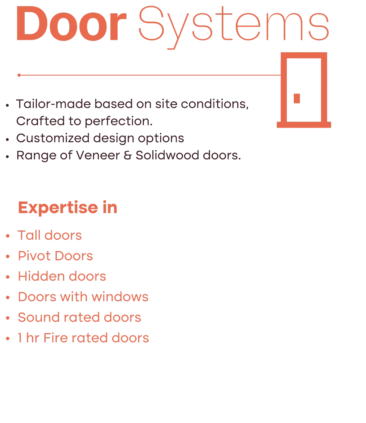 Door Systems Description