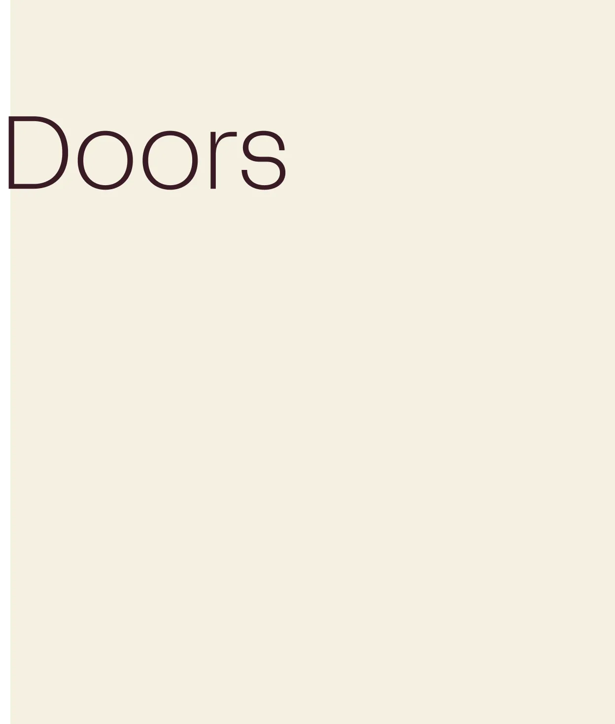 Doors Hero Left